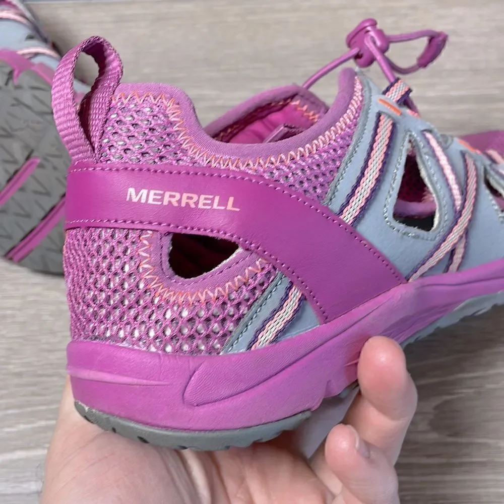 Merrell Hydro Choprock Big Girls Size 7 Purple Pink Hiking Sandal
